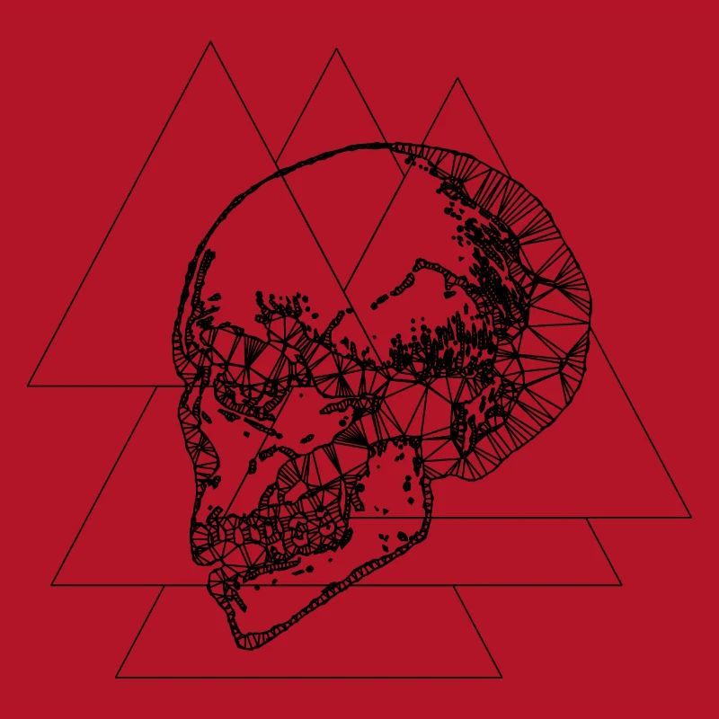 Idée de cadeau d'idée de crâne de conception de crâne