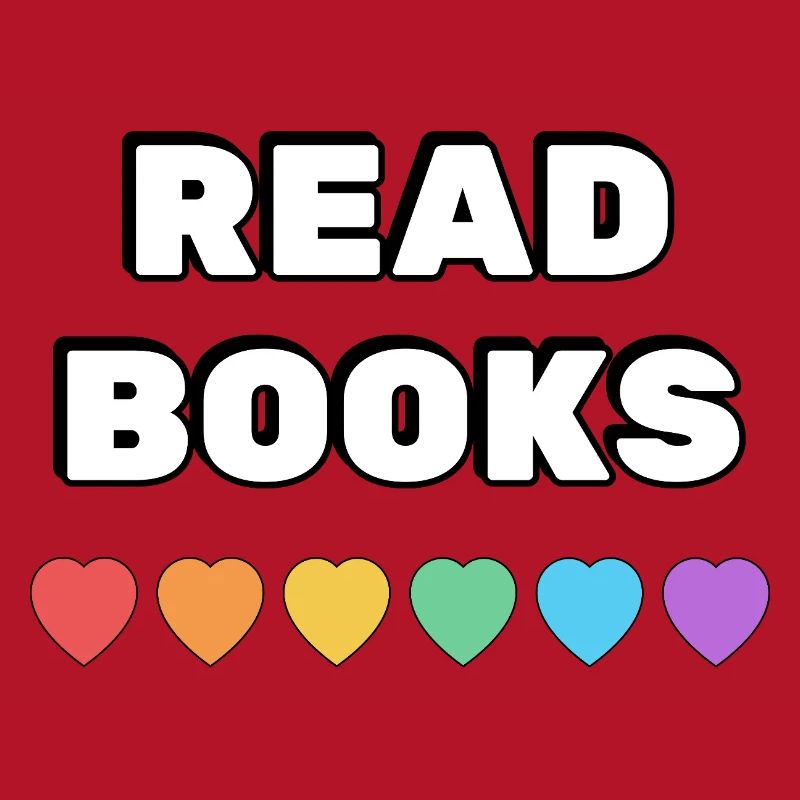 Read Books Rainbow Hearts