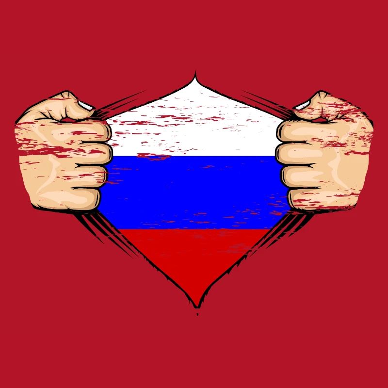 Conception du drapeau de la Russie utilisée