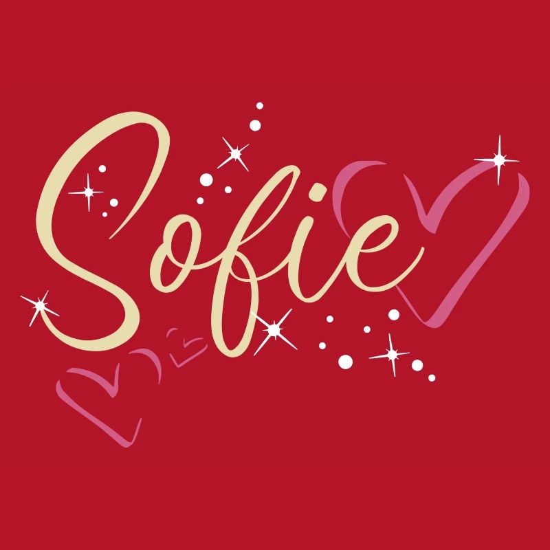 Sofie Surname First name Calligraphy Heart