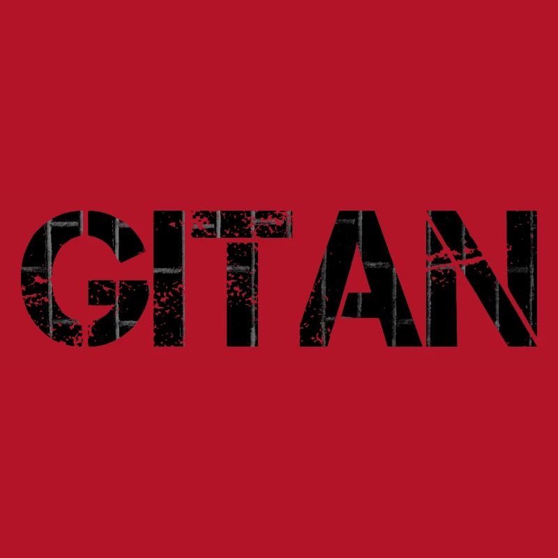 Gitan usé brique brun