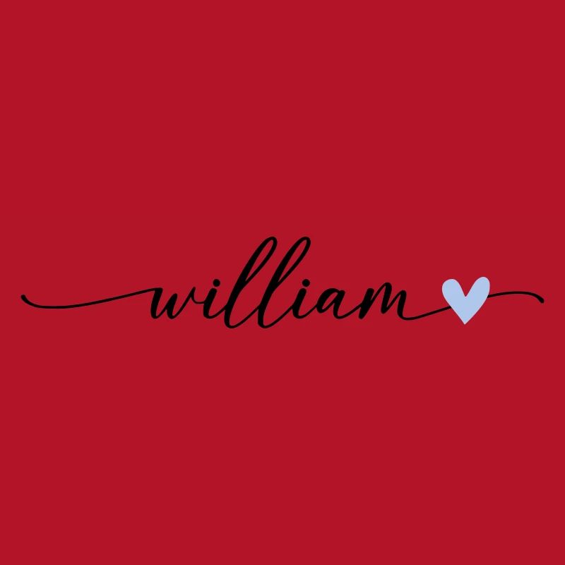 William Name Calligraphy Font