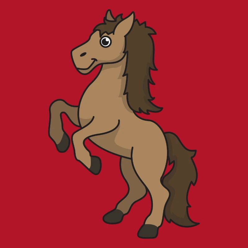 Pferd Pferde Geschenk Comic reiten Reiter Tier