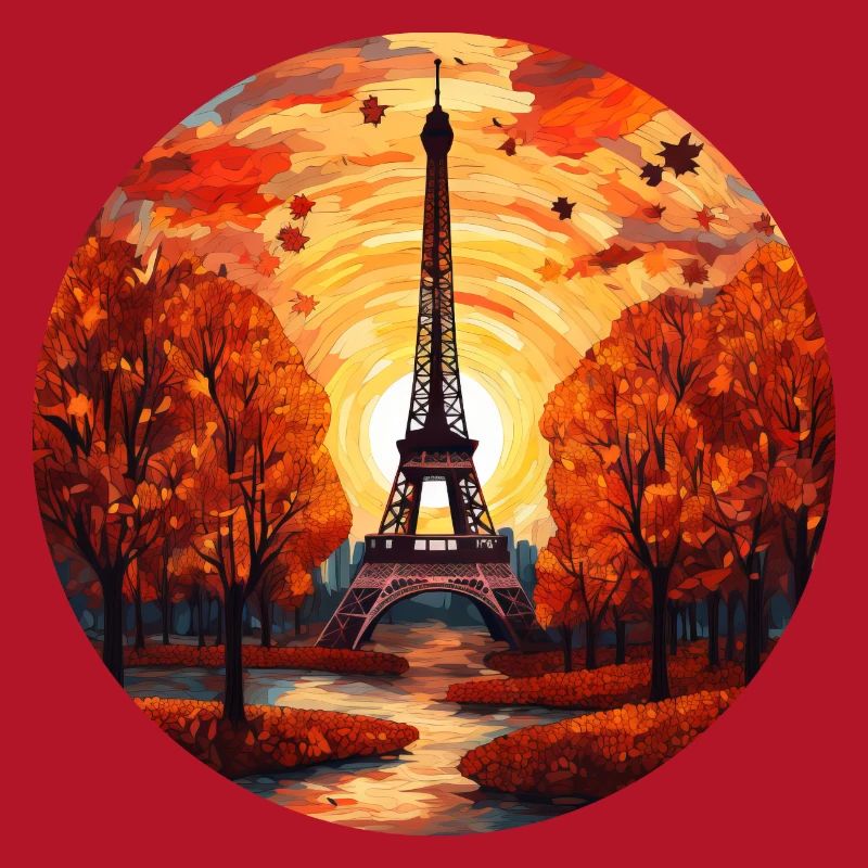 Tour Eiffel d’automne : Paris en feuillage d’automne