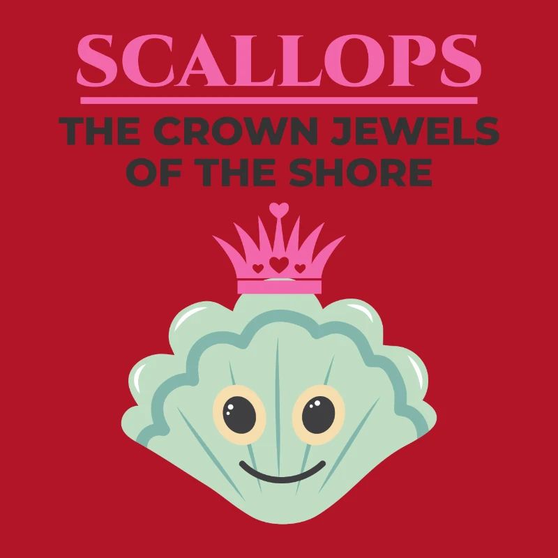 Scallop Seashells Collector Beachcomber Shellfish