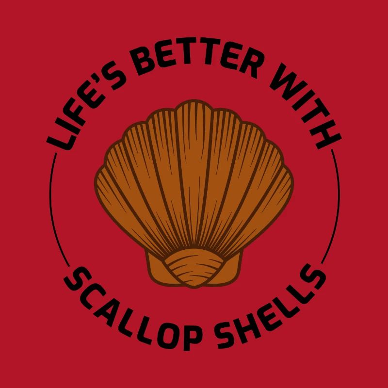 Scallop Seashells Collector Beachcomber Shellfish