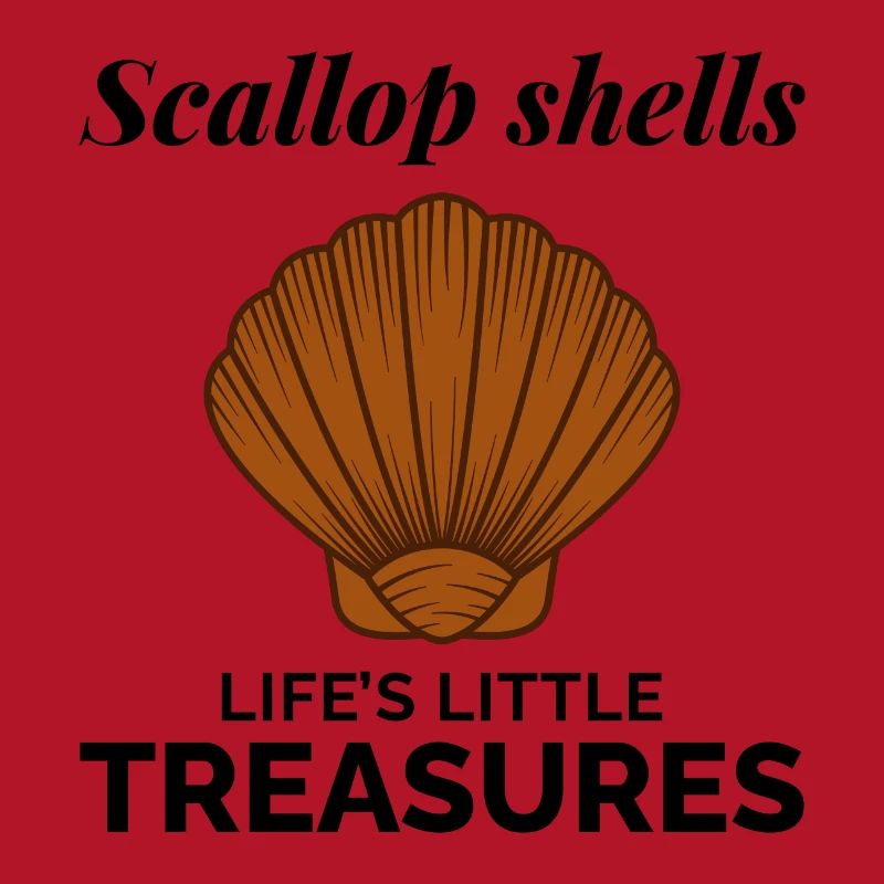Scallop Seashells Collector Beachcomber Shellfish