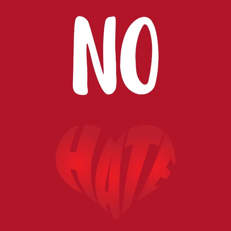 No Hate Dislike Stop Hate Anti Hate