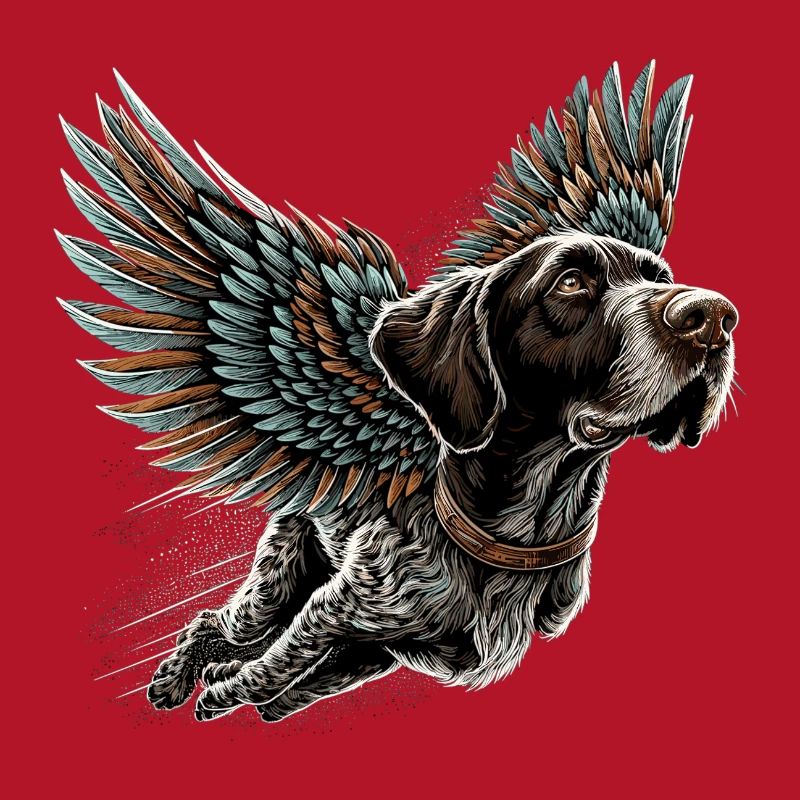 Super Dog German Wirehaired DD Pointer Gift