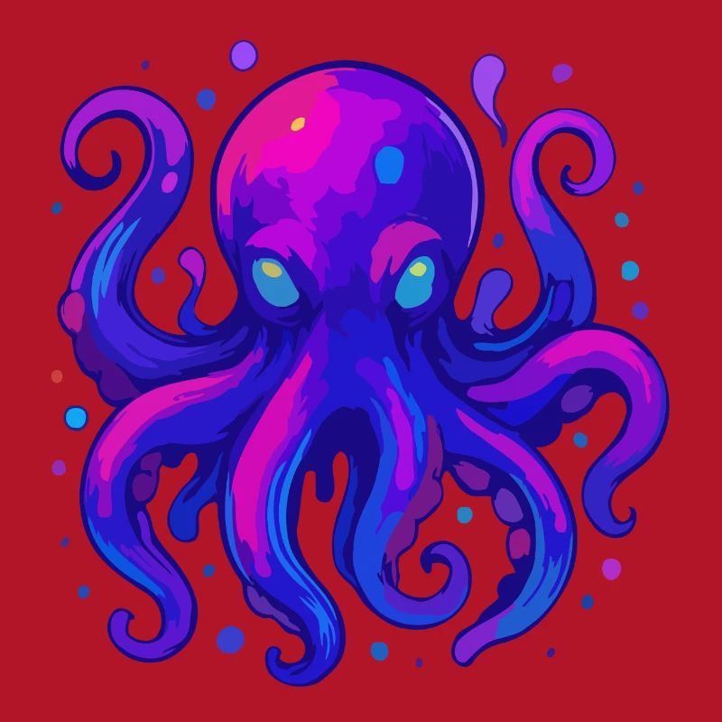 Neon Octopus