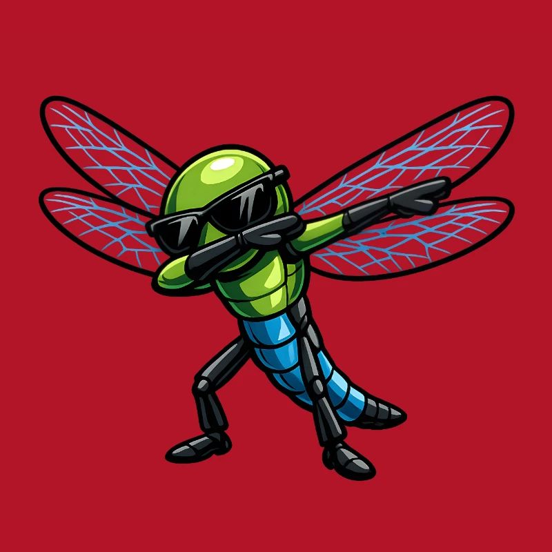 Dabbing Libelle