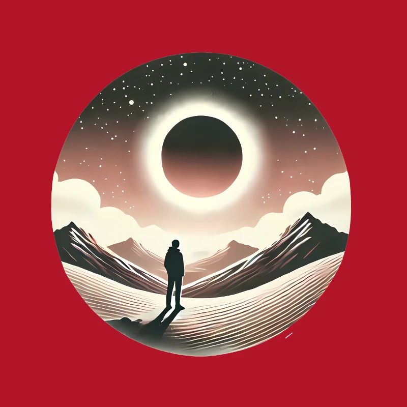 Conception de silhouette Eclipse Gaze