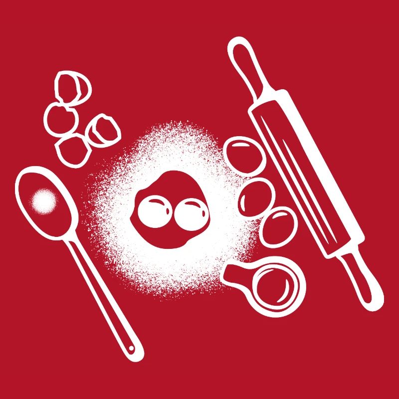 Dessin des ingrédients de cuisson