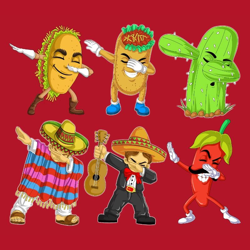 Cinco de Mayo Dab-Hemd