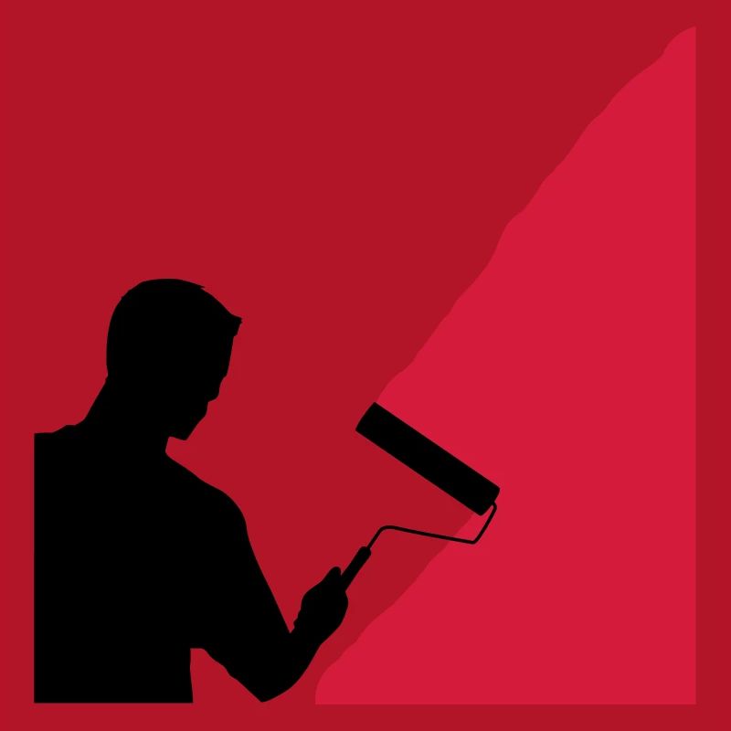 Painter and painter - vector