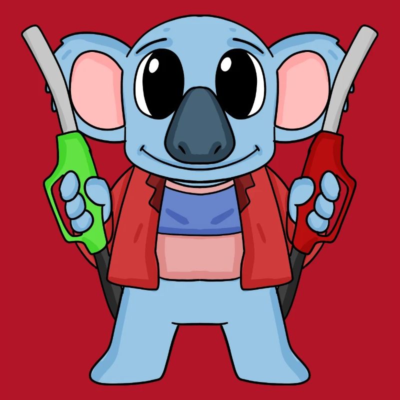 Préposé à la station-service Station d’essence Koala