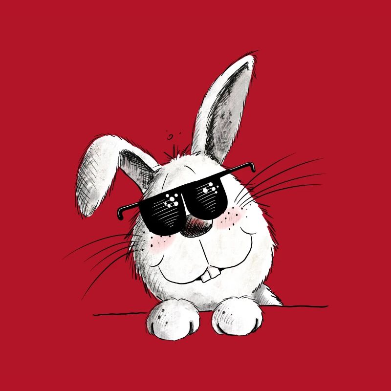 Cool rabbit with sunglasses rabbit motif rabbit