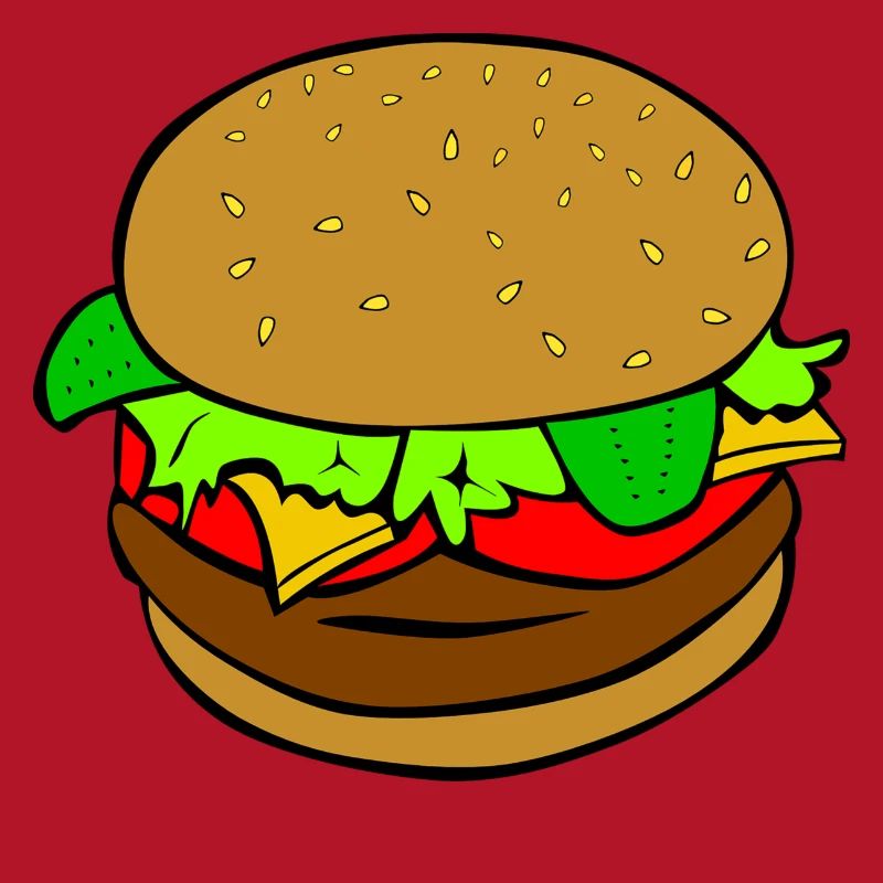 Burger Hamburger idée cadeau repas de restauration rapide
