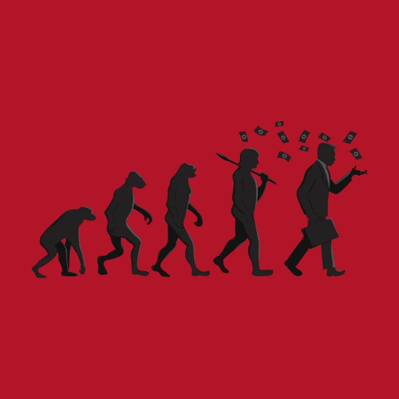 Evolution - Kapitalist - Geschenk