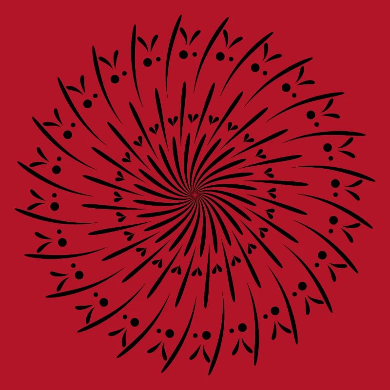 Rotating Circle Pattern Circle Gift Idea