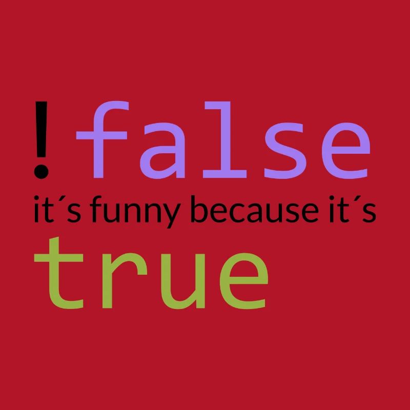 !false == true (dunkel)
