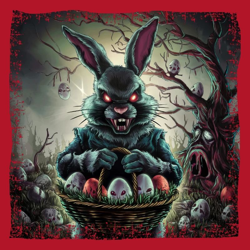 Horror Easter Bunny & Zombie Easter Eggs
