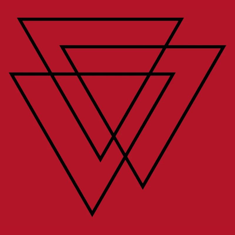 3D Triangles - Three Triangles - Three Triangles Design