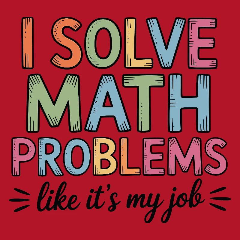 I Solve Math Problems Like a Job Math Teacher