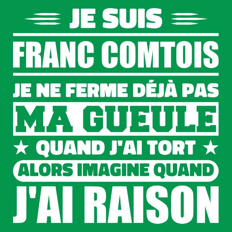 Franc comtois Ich halte meinen Mund nicht zu frank comté