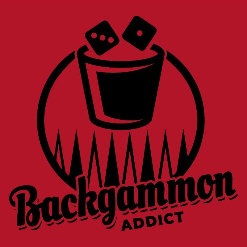 Backgammon Addict | Brettspiel | Geschenk