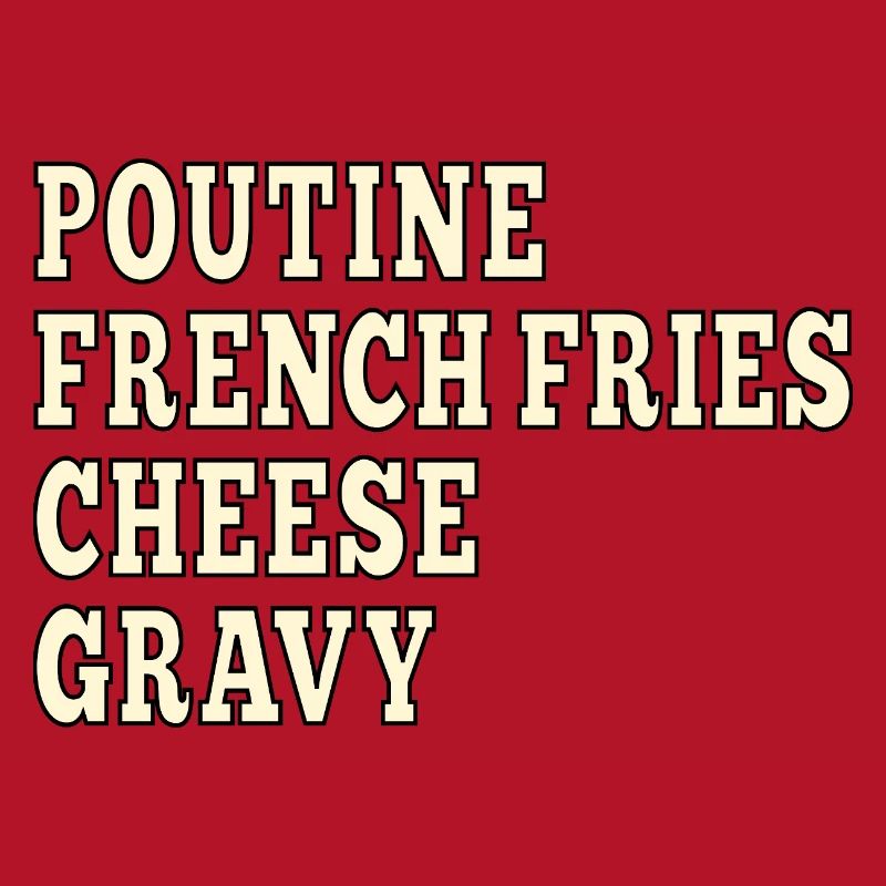Poutine de restauration rapide canadienne