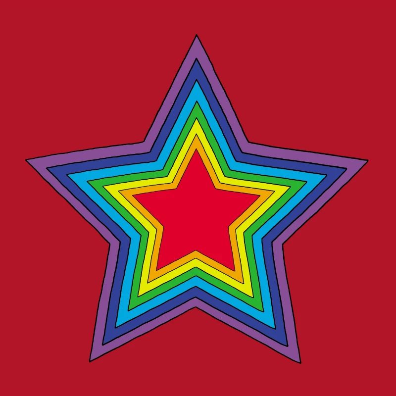Rainbow star
