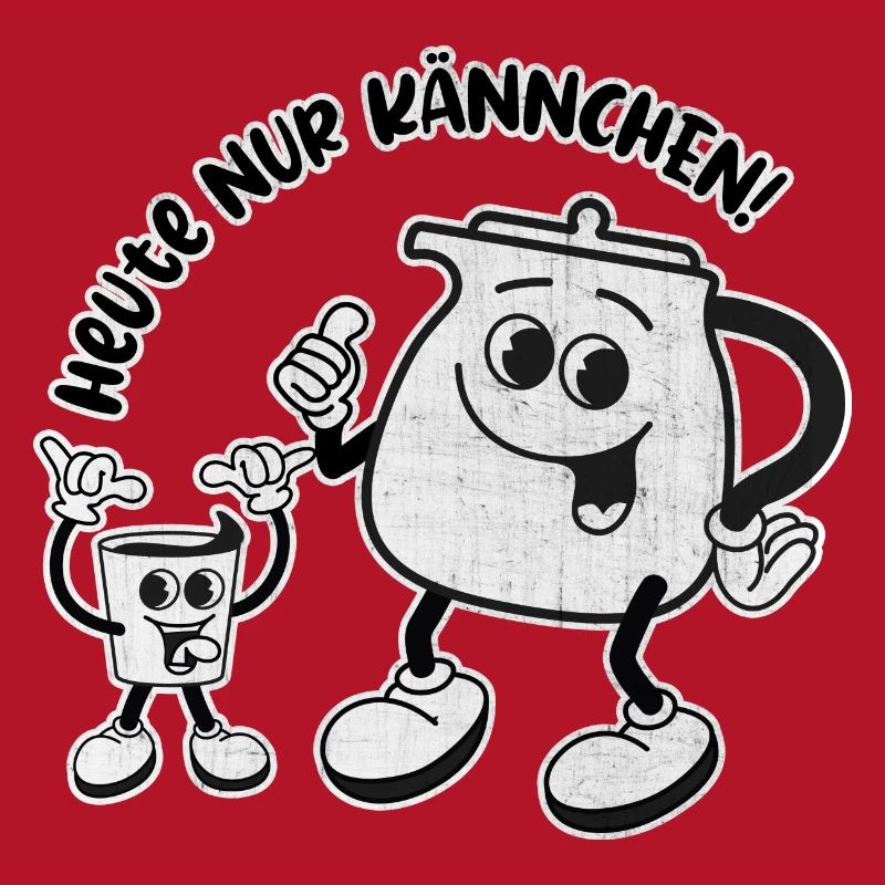 Heute nur Kännchen. Wird ein harter Tag – RETRO