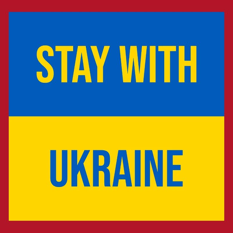 Restez avec la conception de l’insigne Ukraine