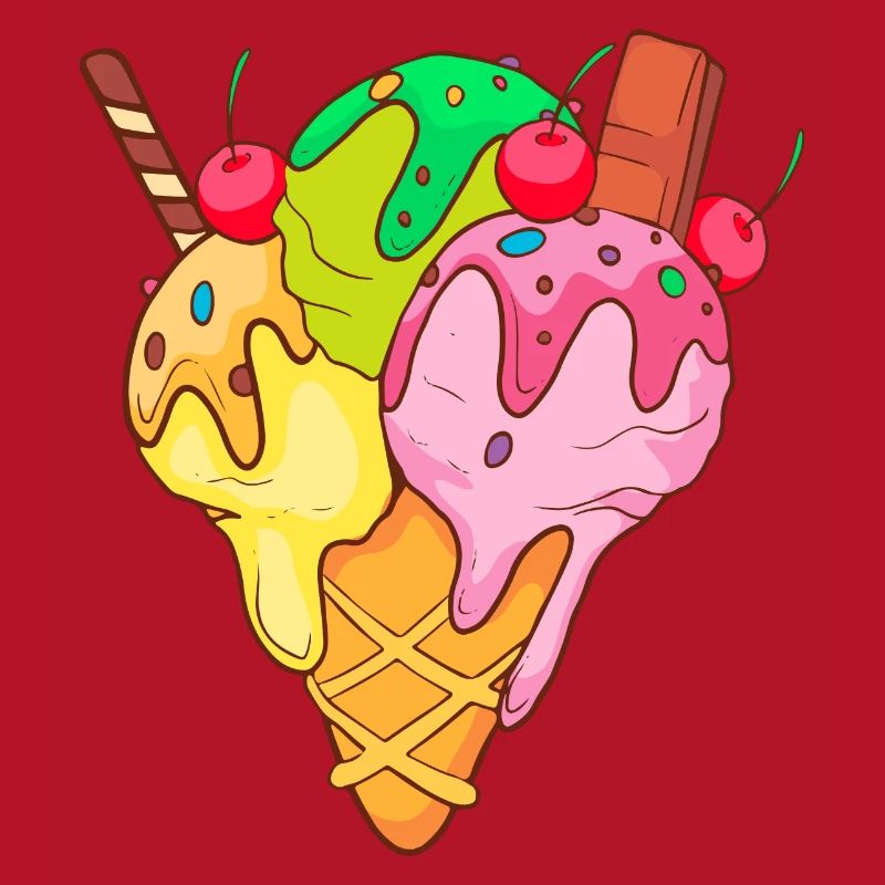 Eis Speiseeis Eiskrem Eiscreme Kugeleis Eisbecher