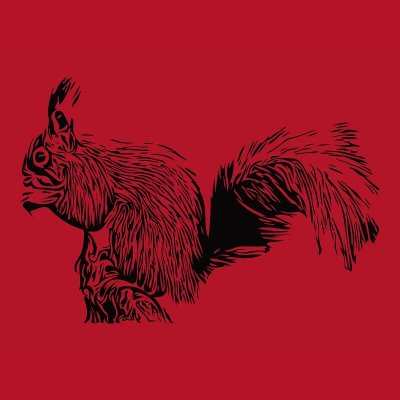 Drollful squirrel