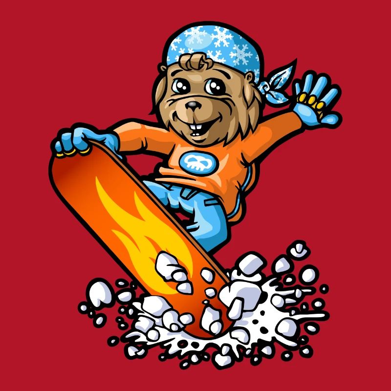 Murmeltier Schnee 02