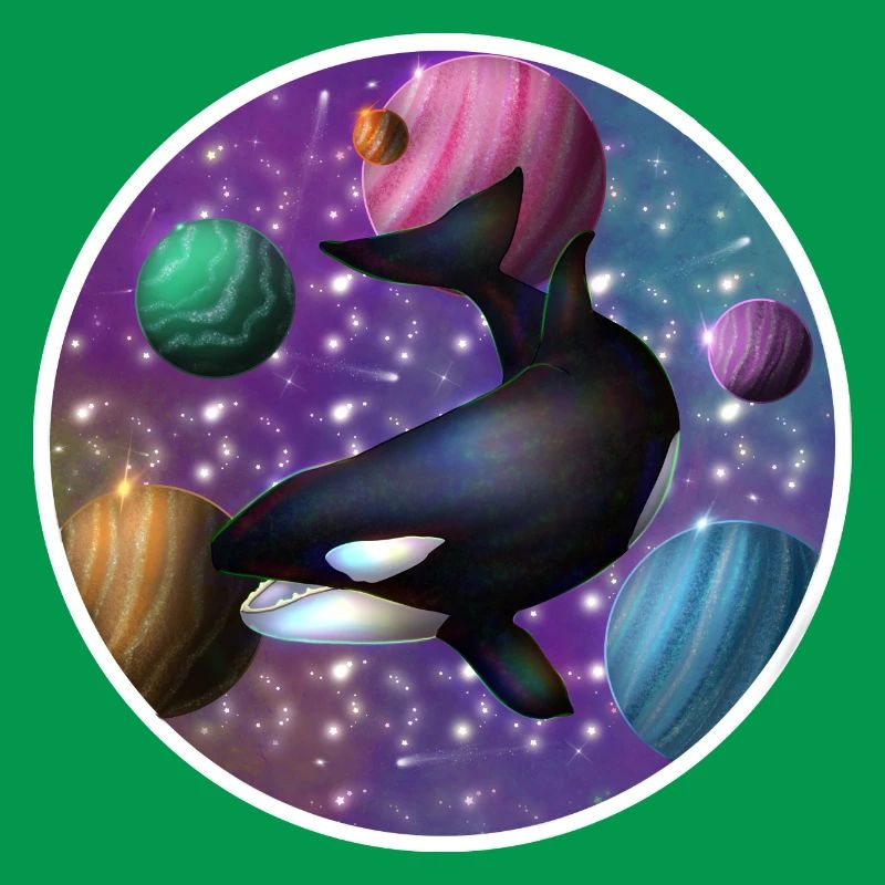 orque dans l’espace