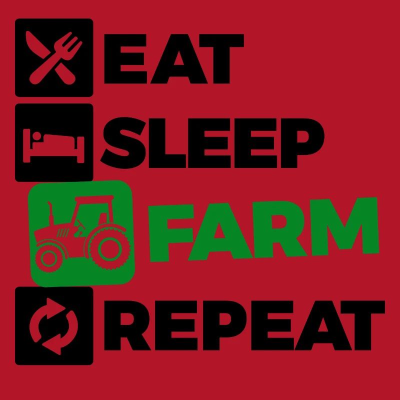 Kraftfahrzeug Traktor Statement Ackerbau Biobauer