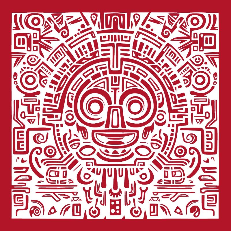 Inka, Azteken, Maya Muster, Artwork