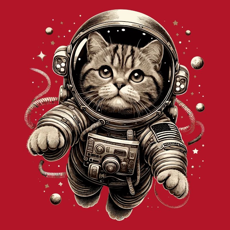 Astronaut BKH getigert Geschenk