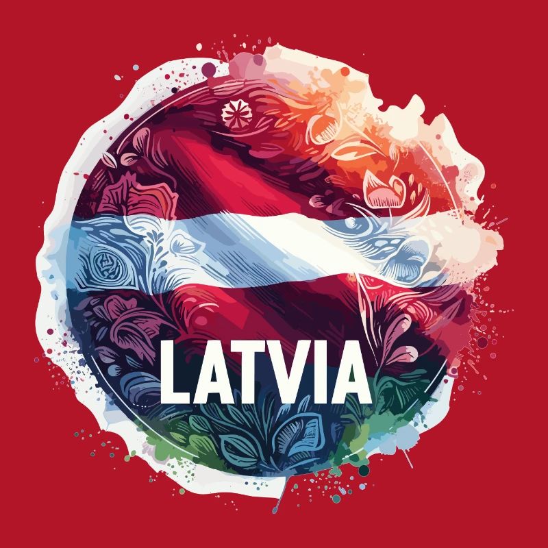 Drapeau de la Lettonie Drapeau Cadeau