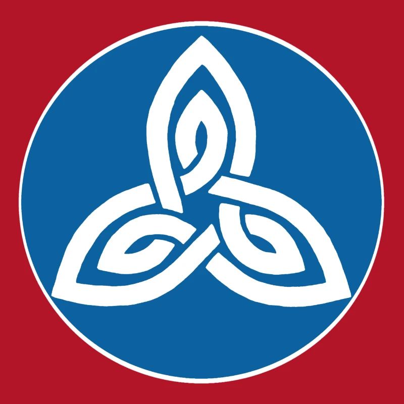 Fleur celte bleu