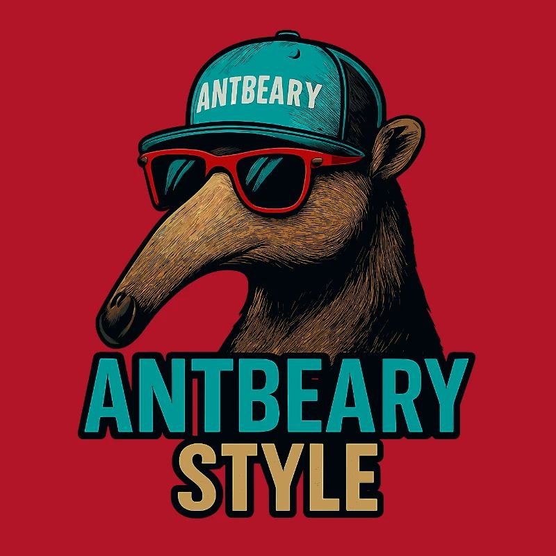 Antbeary Style Aardvark Cartoon