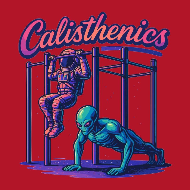 Calisthenics Astronaut Alien Pull-ups Gift