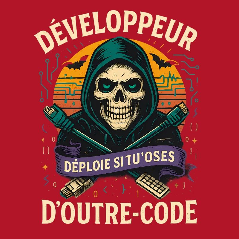 Web Developer - Halloween Skull