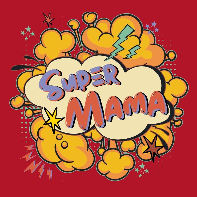 Super Mom Comic Explosion