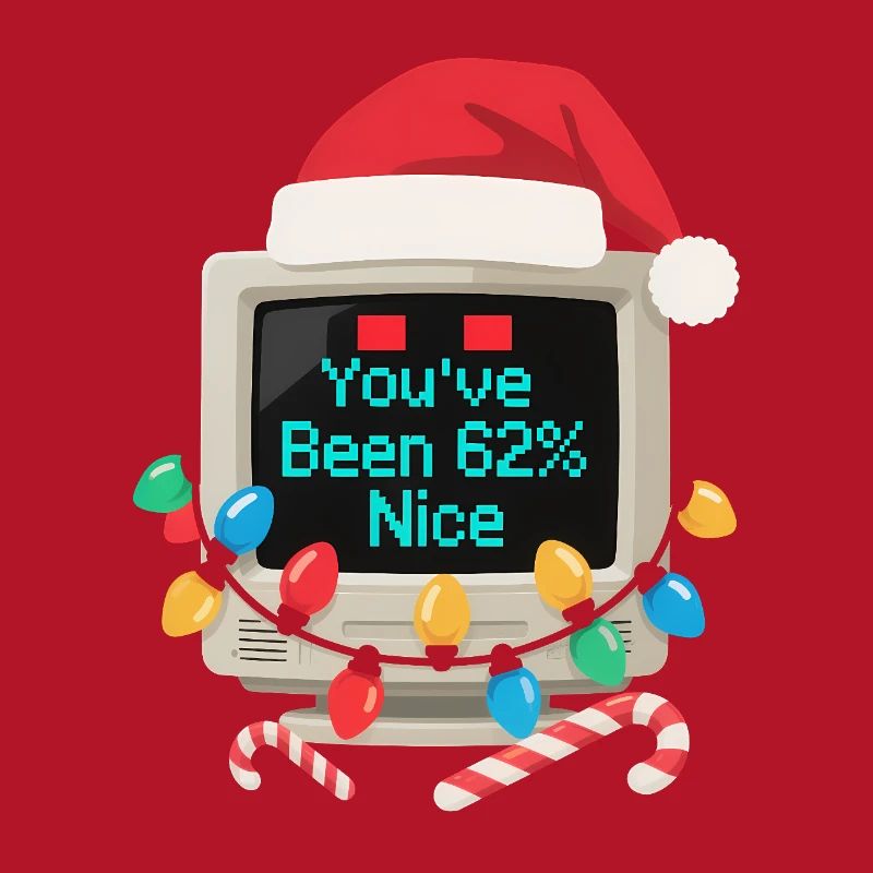 Computer Weihnachten KI Sarkastisch Tech Geschenk