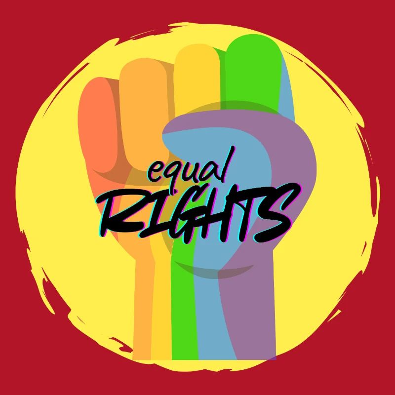 Regenbogenfaust Pride Gleichberechtigung