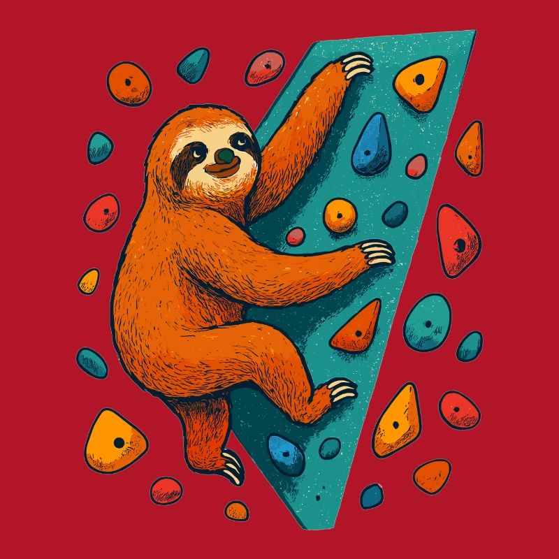 Bouldering Sloth Climbing Boulder Climber